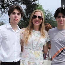 Emiliano Sada, Ana Nájera y Cristóbal Sada