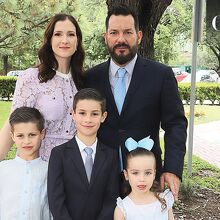 Gabriela Assad, Claudio Zambrano, Marcelo Zambrano, Claudio Zambrano y Sofía Zambrano. Fotos: Roberto Alvarado
