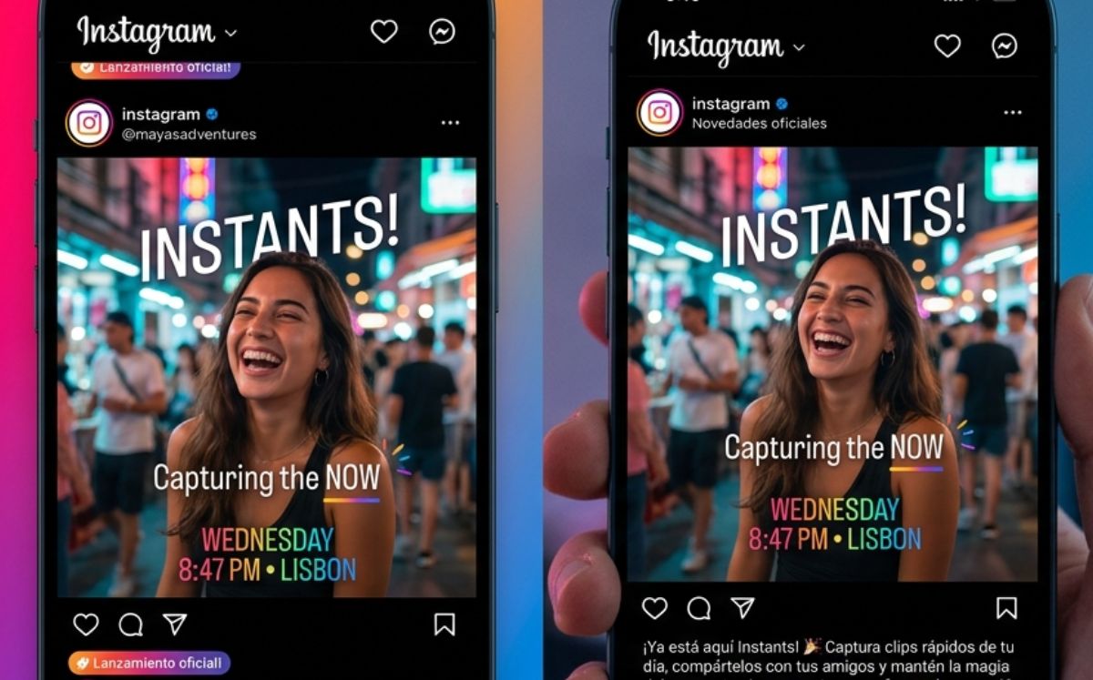 "Instants” de Instagram: Qué es y cómo funciona (Foto: Gemini IA)
