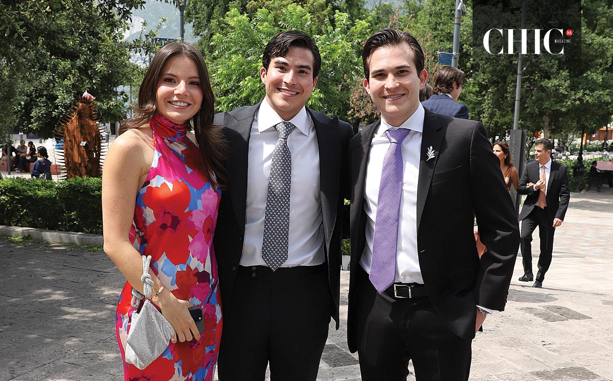 Marian Clariond, Daniel Escamilla y Cristóbal Escamilla