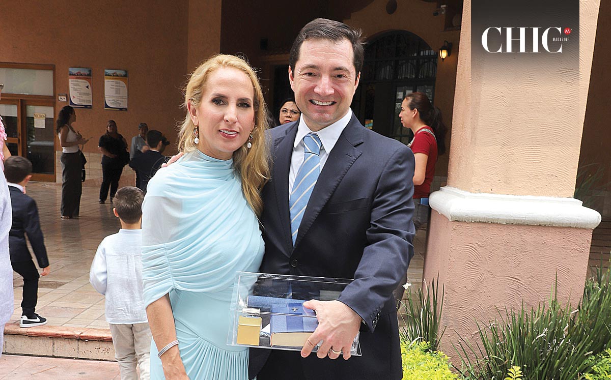 Mariana Margáin y Fernando Santos