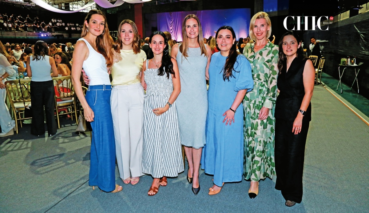 Maribeth Garza de Sada, Catalina Treviño, Mariana Decrescenzo, Fer Valasco, Olga Tulik y Sofía Montemayor / Foto: Omar Valdez