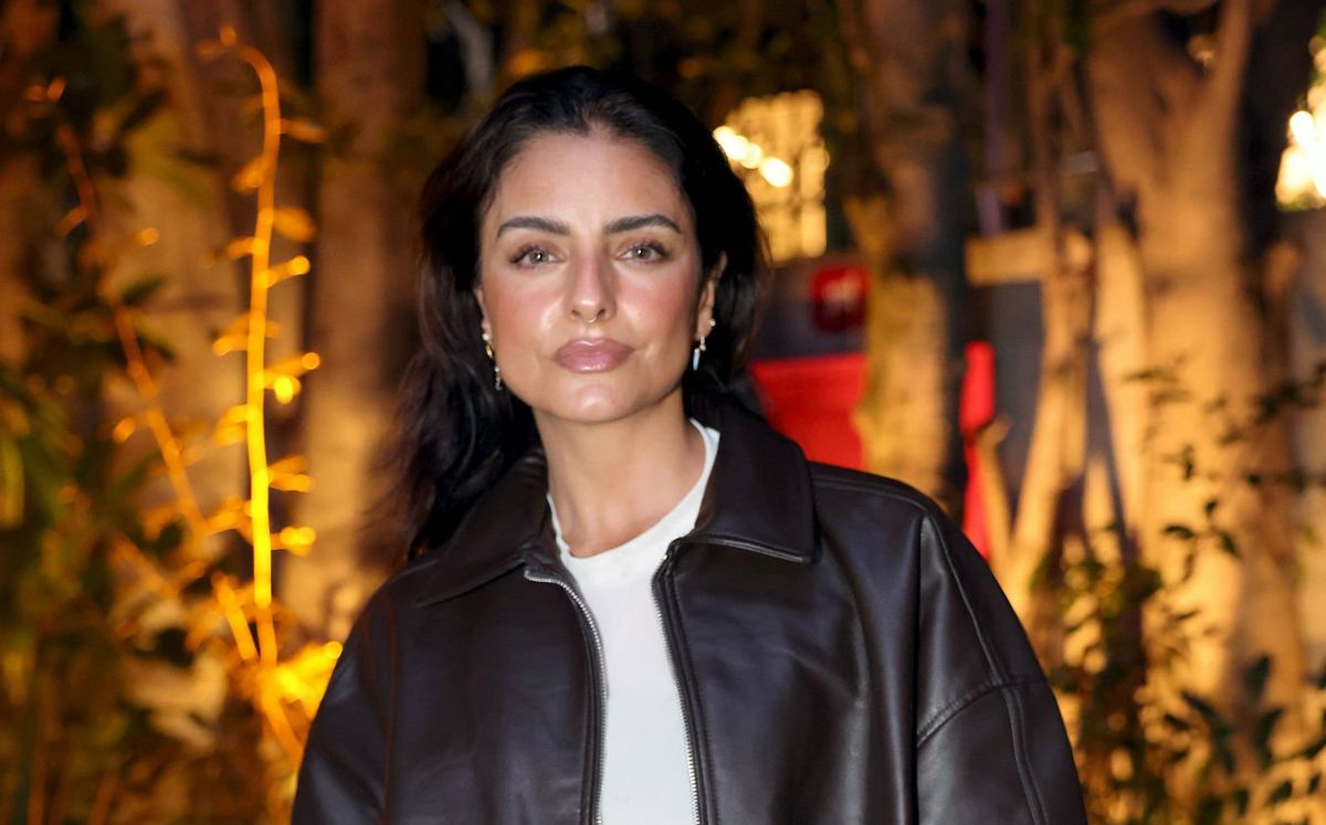 Aislinn Derbez y su arriesgado look en los Spotify Podcast Awards 2026 (Foto: Getty)