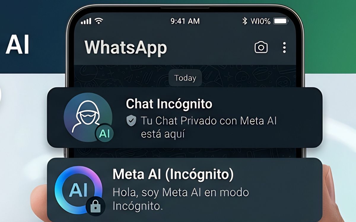 “Chat incógnito” de WhatsApp: qué es y cómo funciona (Foto: Gemini IA)