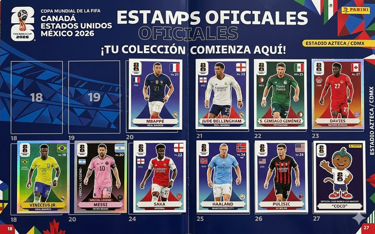 ¿Quieres tu estampa del Mundial 2026? (Foto: Gemini IA)