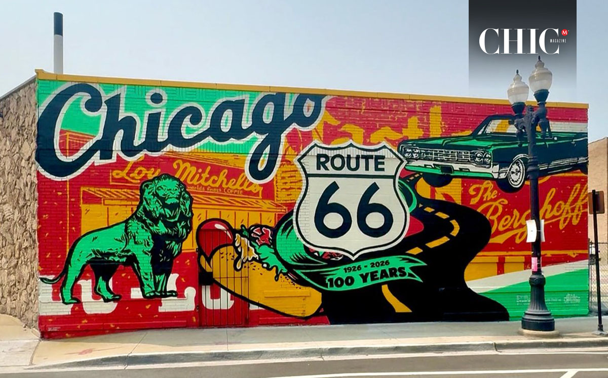 La Ruta 66 en Chicago es el punto de partida oficial de la "Carretera Madre" estadounidense, mítica vía inaugurada en 1926 / Foto: Cortesía