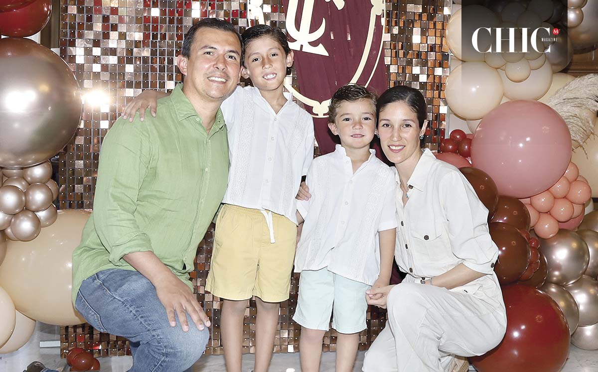 Andrés Ostos, Andrés Ostos, Bruno Ostos e Ivonne de Ostos
