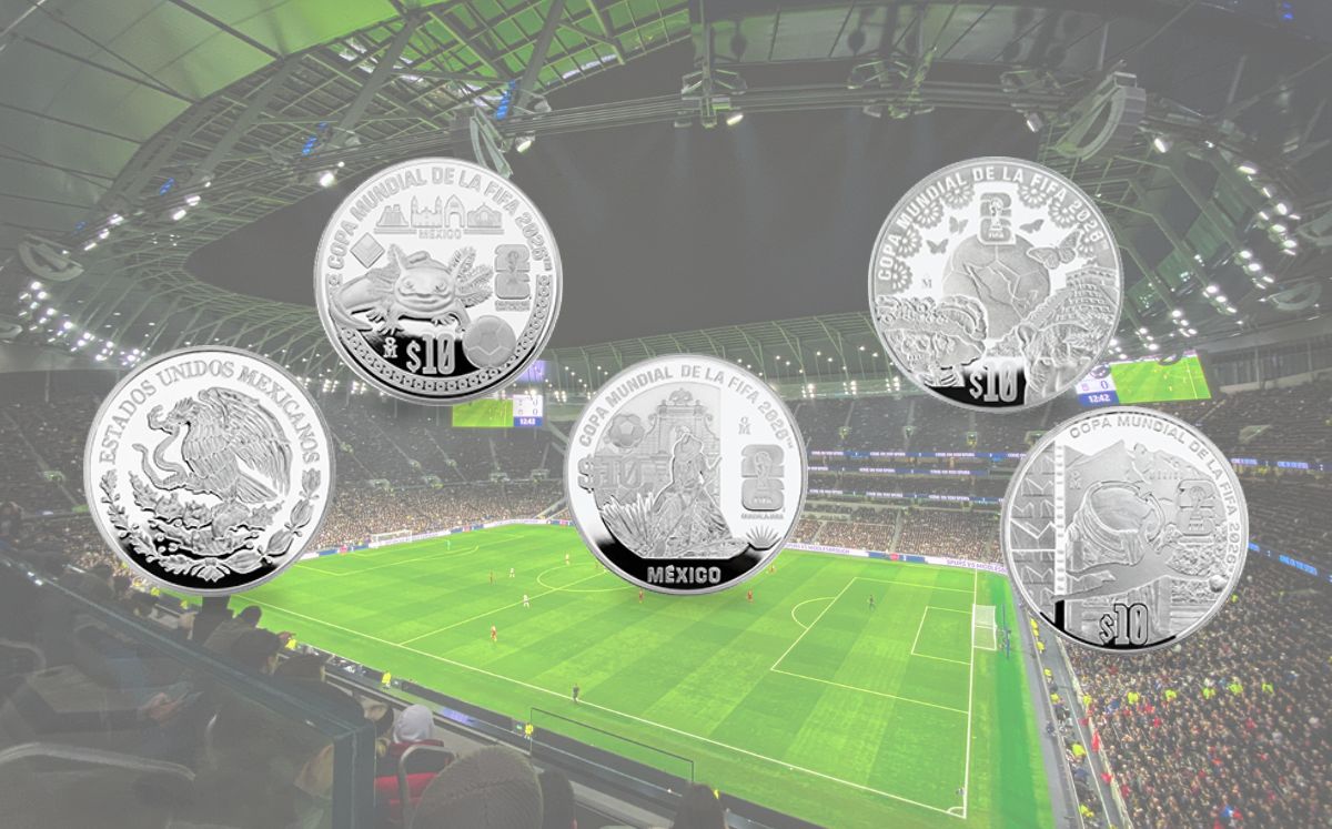 Estos son los precios y en dónde puedes conseguir las nuevas monedas del Mundial 2026 (Foto: Banxico)
