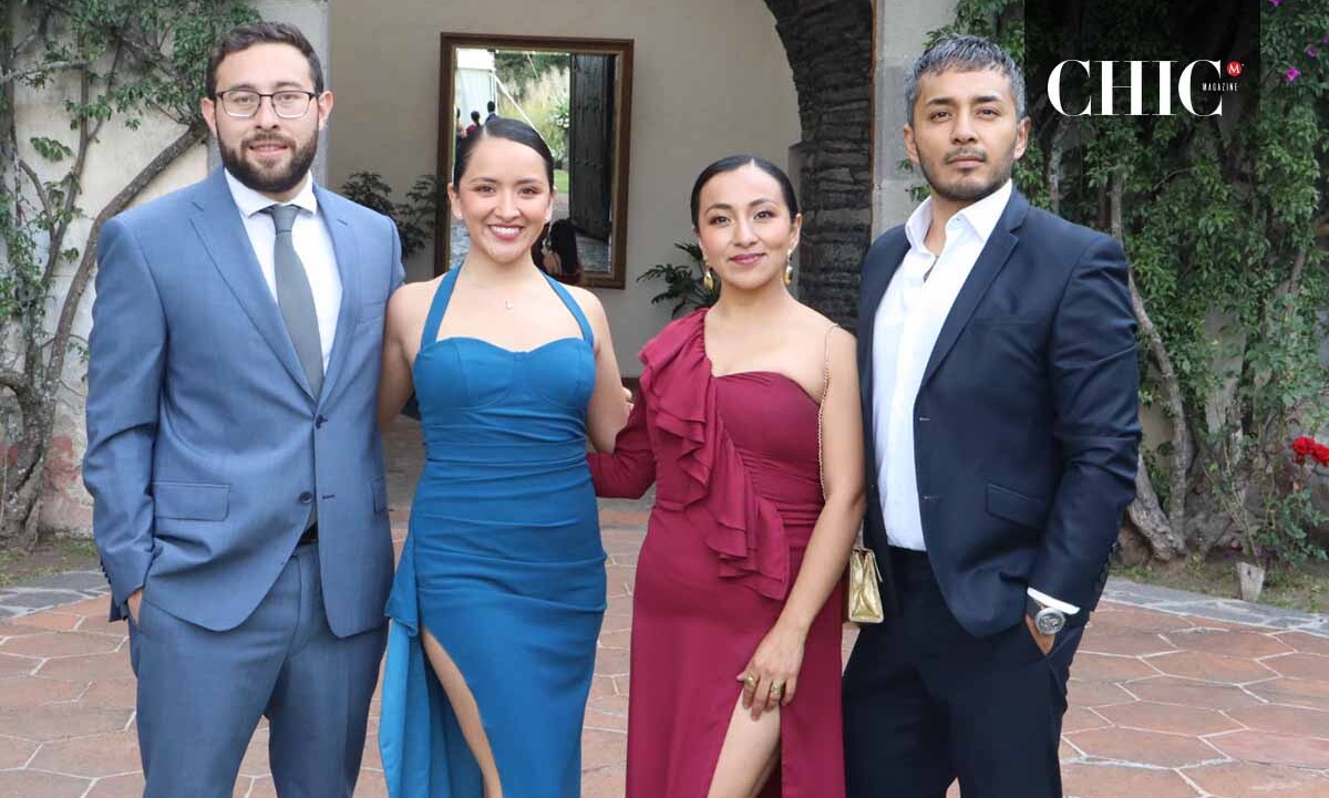 Emmanuel Capilla, Elisa Capilla, Magdalena Capilla y Adrián Ruiz