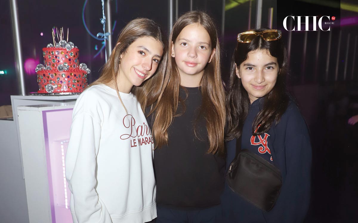 Paulina Medina, Lucía Balderrama y Camila Mendoza
