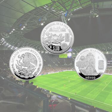Estos son los precios y en dónde puedes conseguir las nuevas monedas del Mundial 2026 (Foto: Banxico)