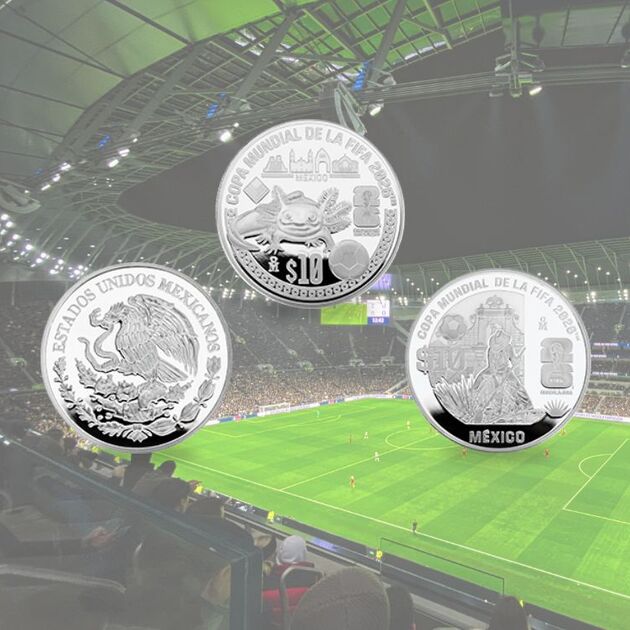 Estos son los precios y en dónde puedes conseguir las nuevas monedas del Mundial 2026 (Foto: Banxico)