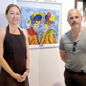 Almendra García y Carlos Valdés