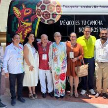 Camioneta de Trösten con arte wixárika de César Menchaca. (Foto: Trösten)