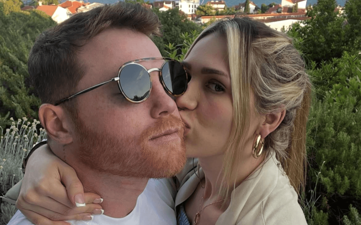 "Canelo" Alvarez y Fernanda Gómez (Imagen Instagram)