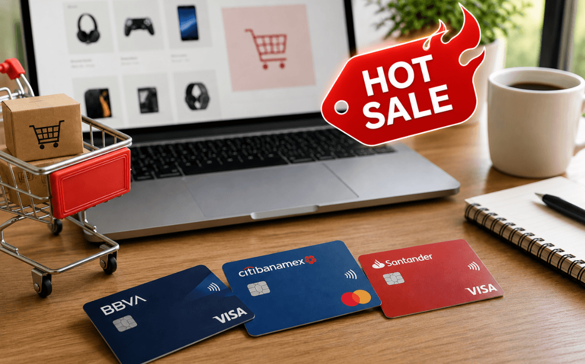 Promociones de bancos para el Hot Sale (Imagen IA)