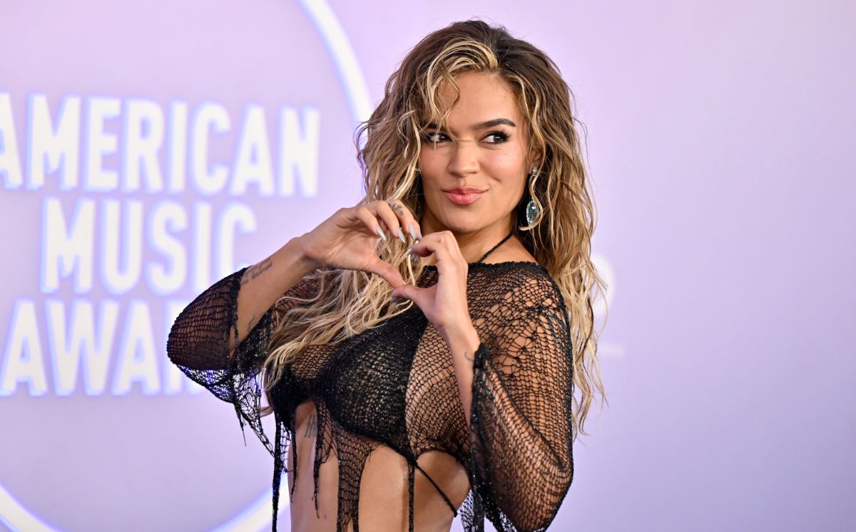 Karol G en los AMAs (Imagen Getty)