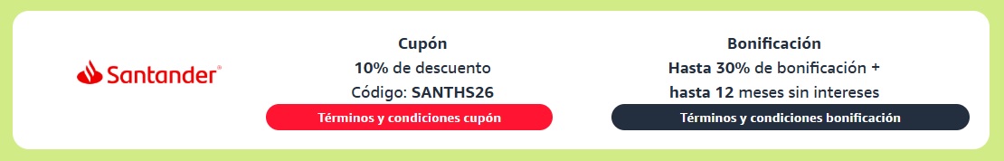 Promoción bancaria de la MacBook Neo en Santander (Foto: Amazon)