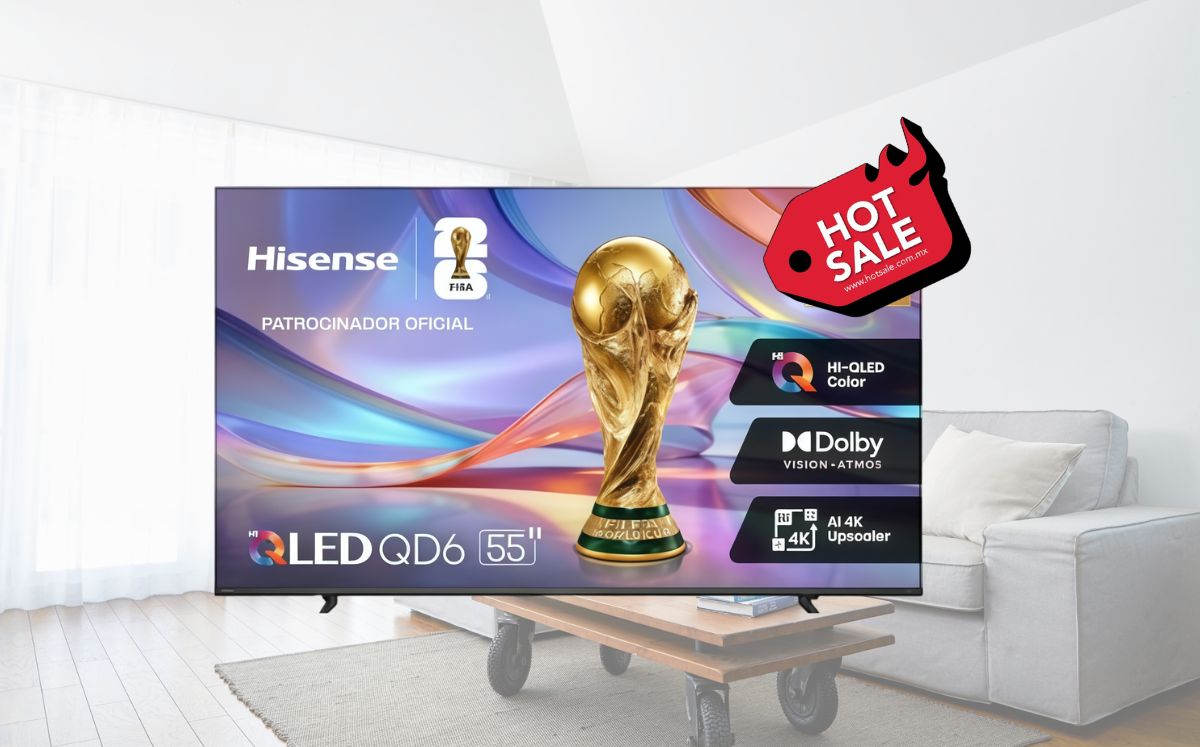 Amazon remata pantalla Hisense QLED de 65 pulgadas; conoce su increíble precio por el Hot Sale  (Foto: Amazon)