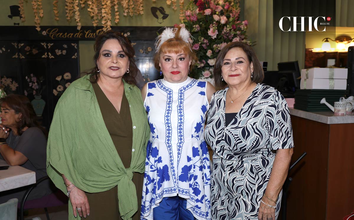 Claudia Domínguez, Simona Maximova y Gaby Lugo
