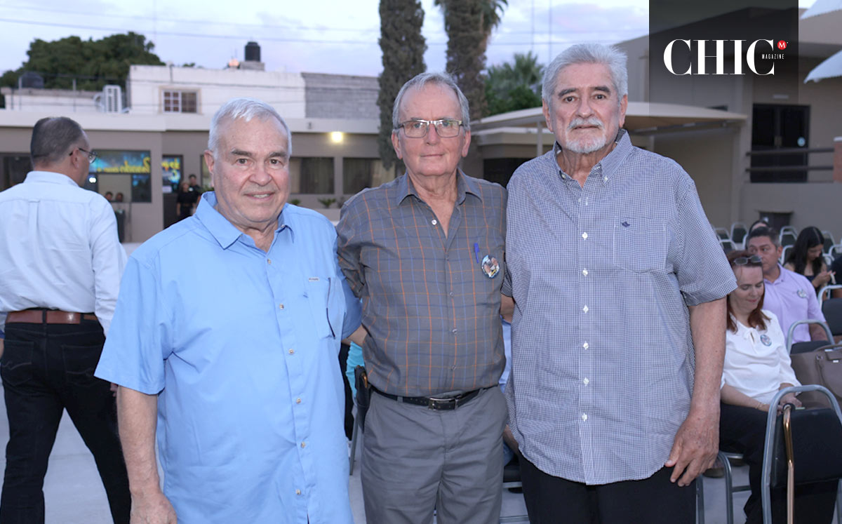 David Sada, Óscar Garza y Fernando González