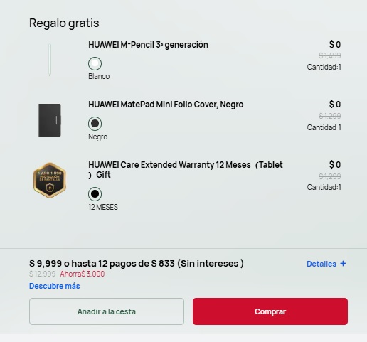 Huawei MatePad Mini en su mejor precio (Foto: Huawei)