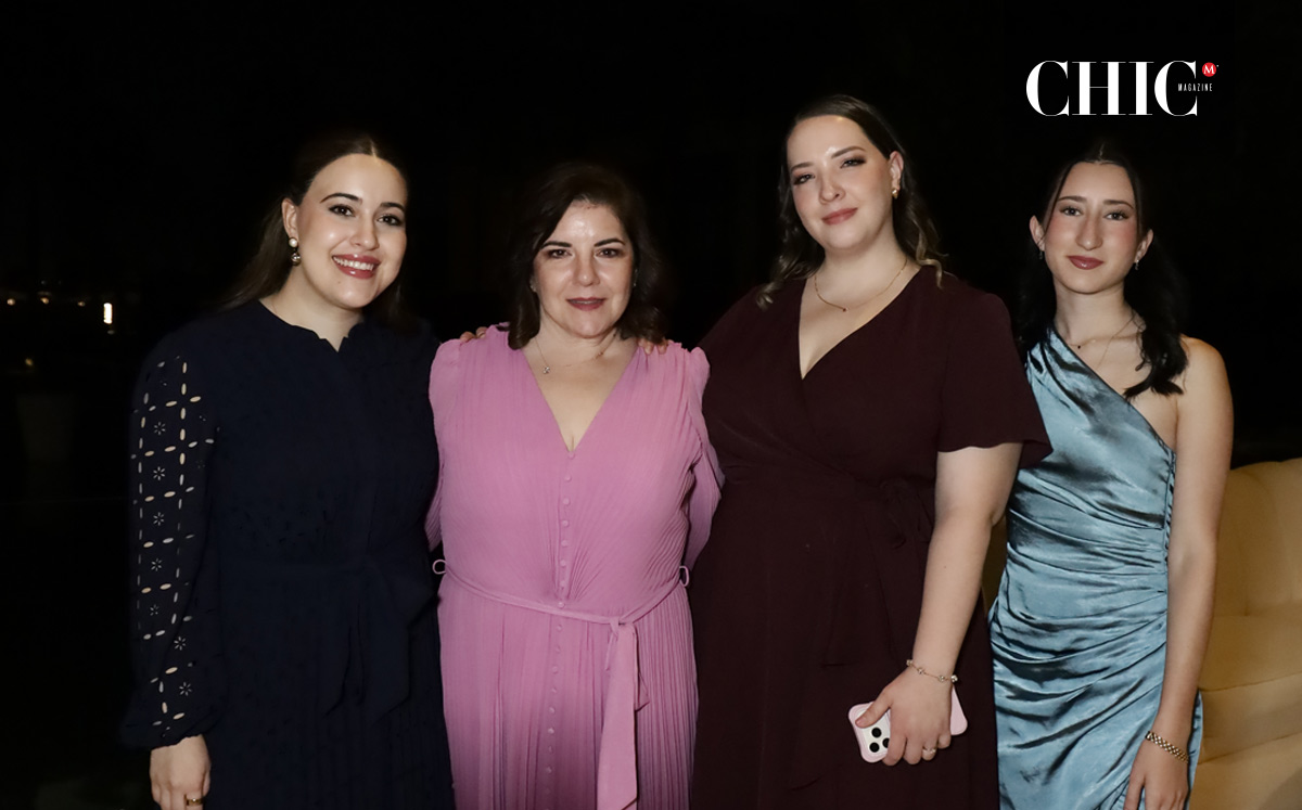 Mayela Martínez, Madia Garza, Madia Martínez y Marian Fernández