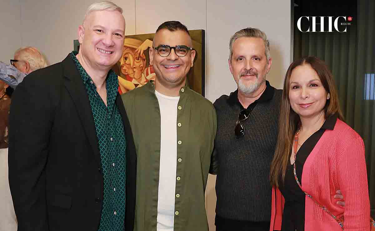 César Aristóteles, Sergio Villarreal, Carlos Leal y Daniela Febre / Fotos: Omar Valdez