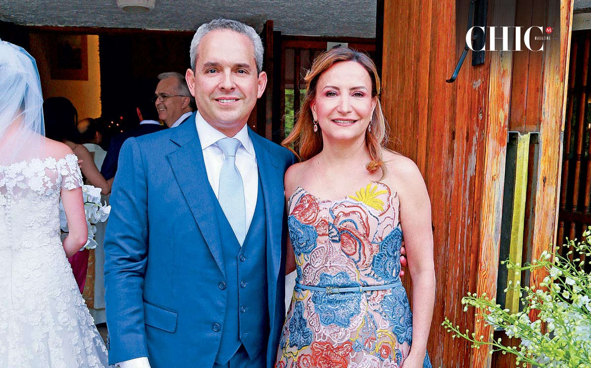 Papás de la novia. Eduardo Coronado y Raquel García de Coronado
