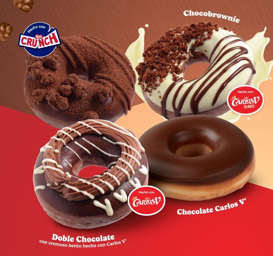 Donas de Chocomanía en Krispy Kreme (Foto: Krispy Kreme)