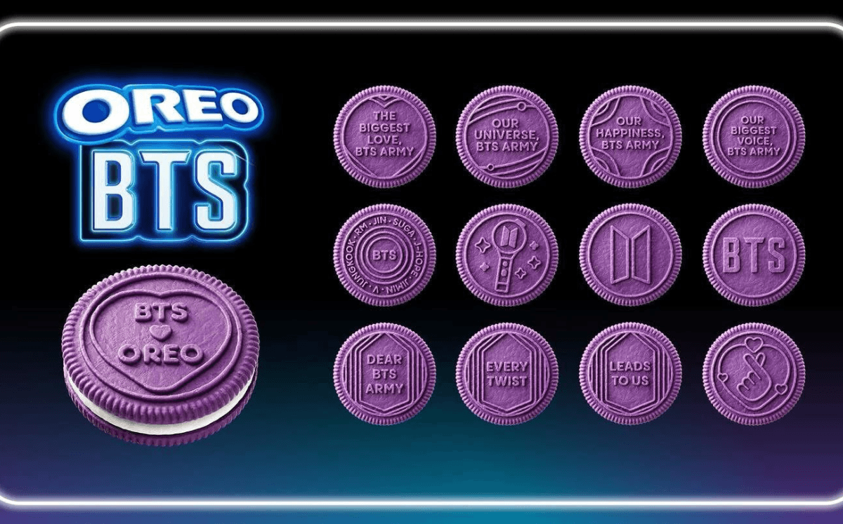 Galletas Oreo con BTS (Imagen Facebook)