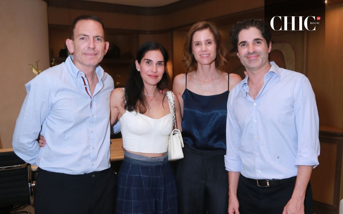 Daniel Assad, Cristina González de Assad, Cecilia Zablah de González y José Natividad González Maiz  / Foto: Staff Chic