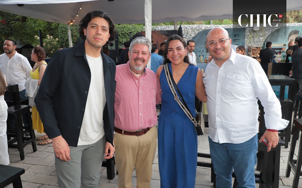 Olaf Alcántara, Roberto García, Mariana Sastré e Israel Sucilla / Foto: Daniel Saldívar