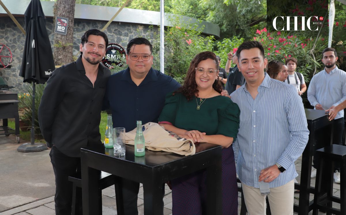Ricardo Barrera, Hans López, Adriana González y Antonio Flores / Foto: Daniel Saldívar