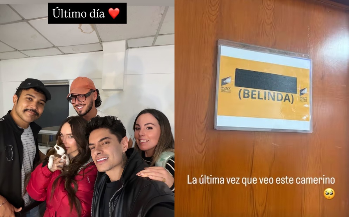 Belinda confirma el fin del rodaje de "Carlota"
