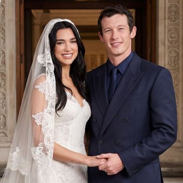 Dua Lipa: Así fue su vestido de novia en boda con Callum Turner (Foto: IA)