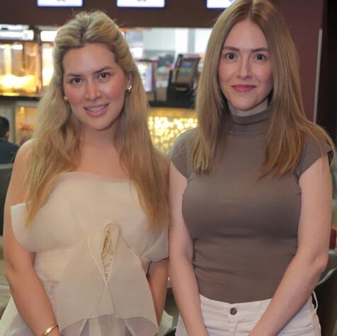 Ale Maltos y Gaby Espinosa de Kuri. Fotos: Daniel Saldívar