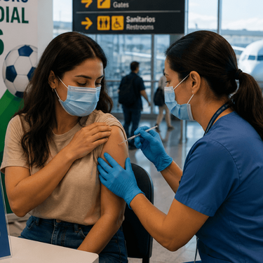¿Qué vacunas debes aplicarte si piensas ir al Mundial2026?