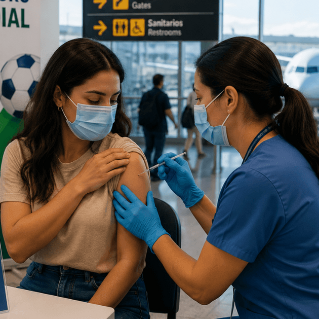 ¿Qué vacunas debes aplicarte si piensas ir al Mundial2026?