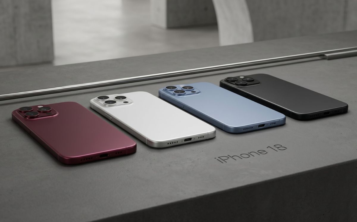 Apple se arriesga con nuevos colores para el iPhone 18 Pro (Foto: IA)