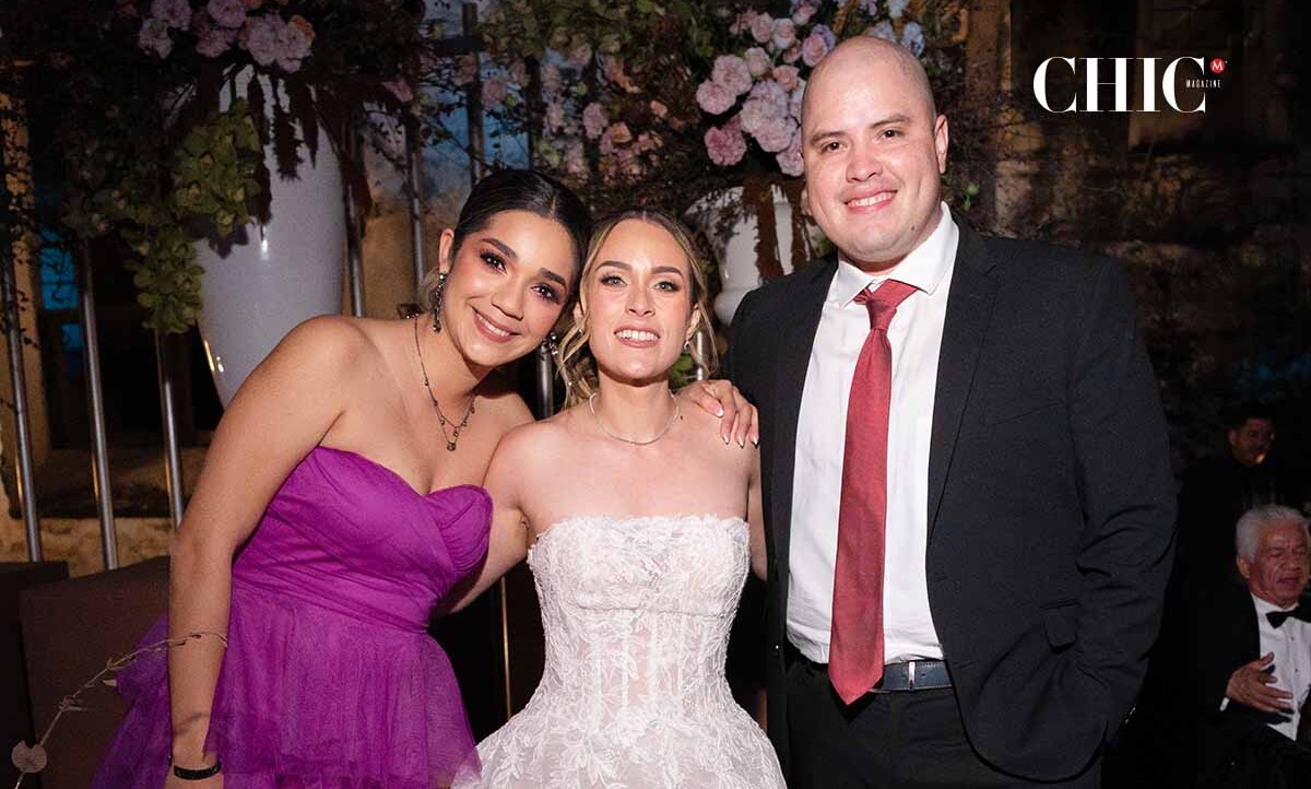 Yami Domínguez, Astrid Chávez y Ramón Domínguez
