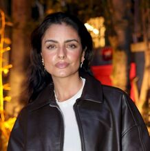 Aislinn Derbez y su arriesgado look en los Spotify Podcast Awards 2026 (Foto: Getty)