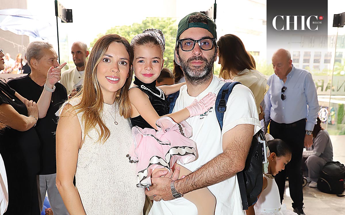 Lucía González, Luciana Garza y Roberto Garza