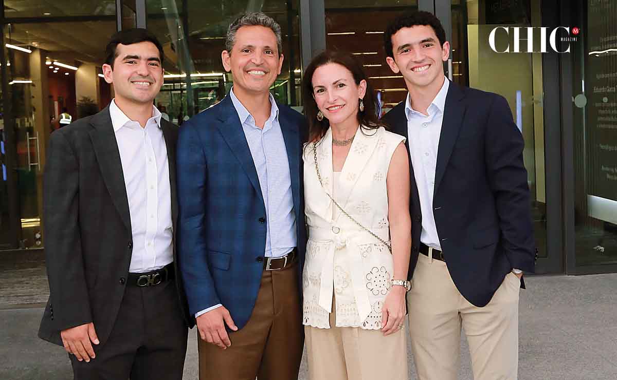 Pablo Garza T., Eduardo Garza T., Lucía Elizondo y Lorenzo Garza T. / Fotos: Omar Valdez