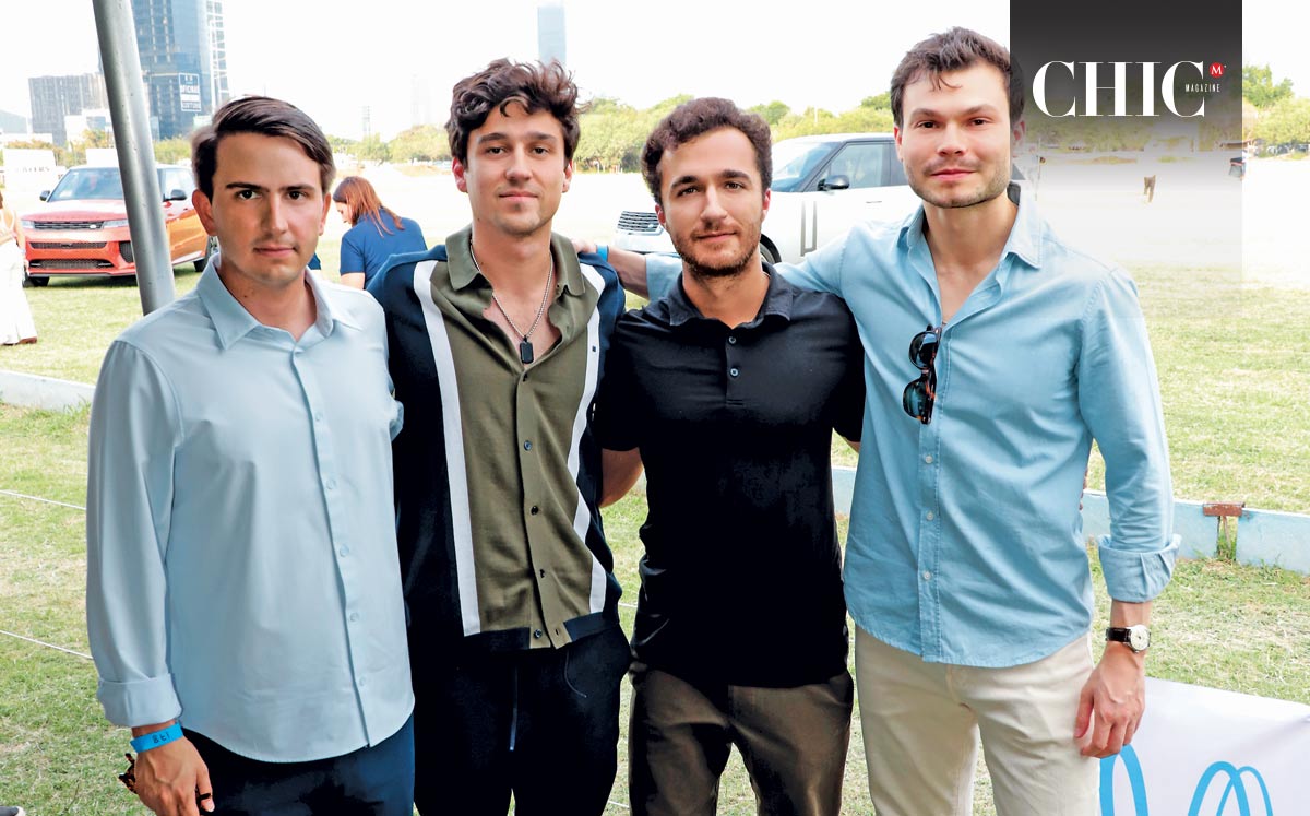 Rodrigo Páramo, Andrés Richardson, Sebastián Domene y José Pablo Garza