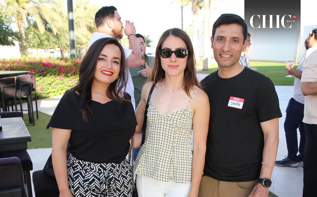 Marina, Brenda y David