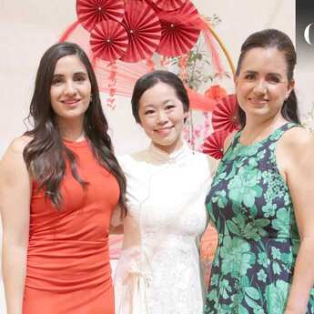 Sofía de la Garza, Yen y Sandra Jiménez