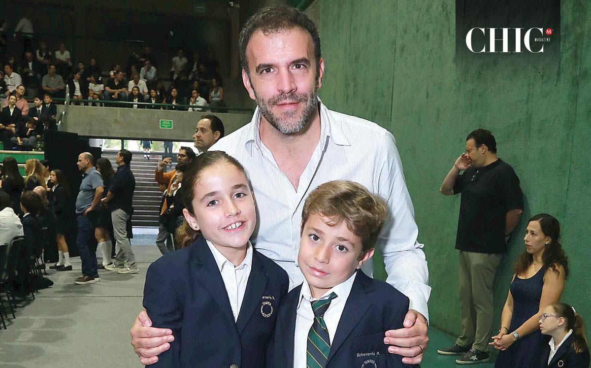 Amaya Echeverría, Julen Echeverría y Aitor Echeverría