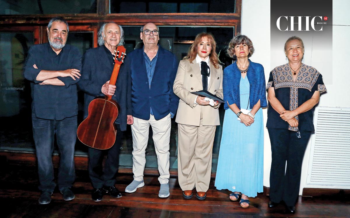 Carlos Aganzo, Amancio Prada, José María Muñoz, Jeannette L. de Clariond, María Ángeles Pérez y Ana Laura Santamaría. Fotos: Omar Valdez