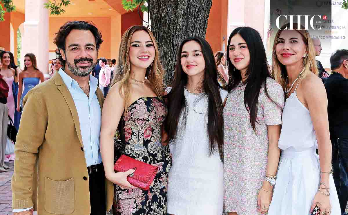 Enrique Carlín, Camila Carlín, Mathilda Carlín, Regina Carlín y Mayra Mata / Fotos: Omar Valdez